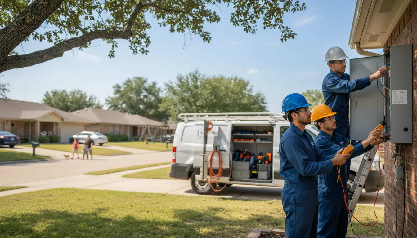 Certified electrician providing emergency electrical services in Waldo, WI